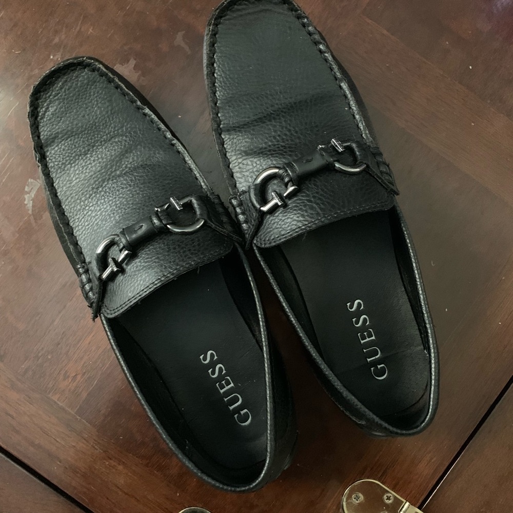 Guess leather driving loafers - men’s size 11